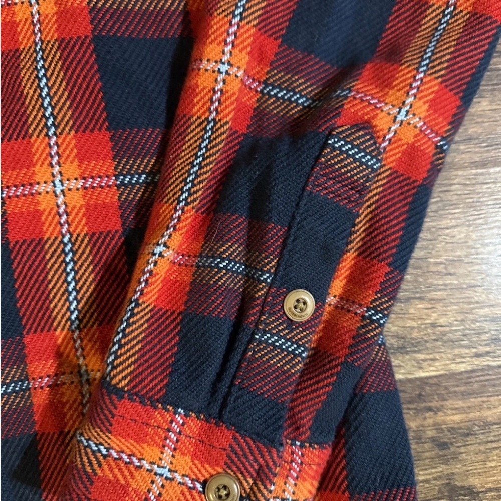 Outerknown Blanket Shirt - Red and Blue Plaid, Organic Cotton - Picture 4 of 9